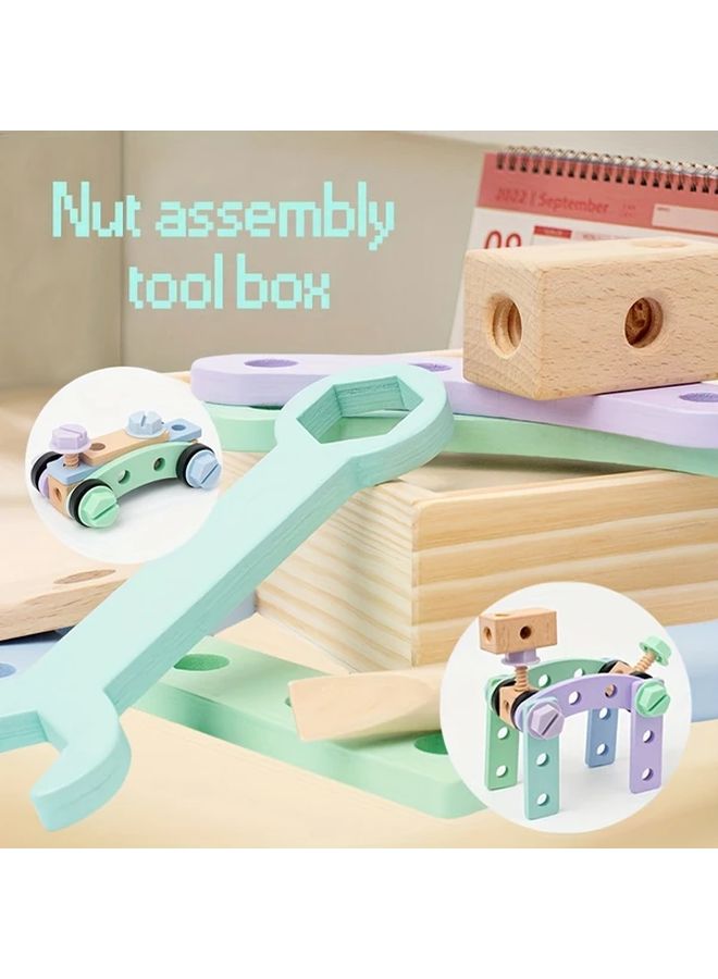 Nut Removal Tool Box Educational Wooden Toy For Creative Play And Imagination - Image 1